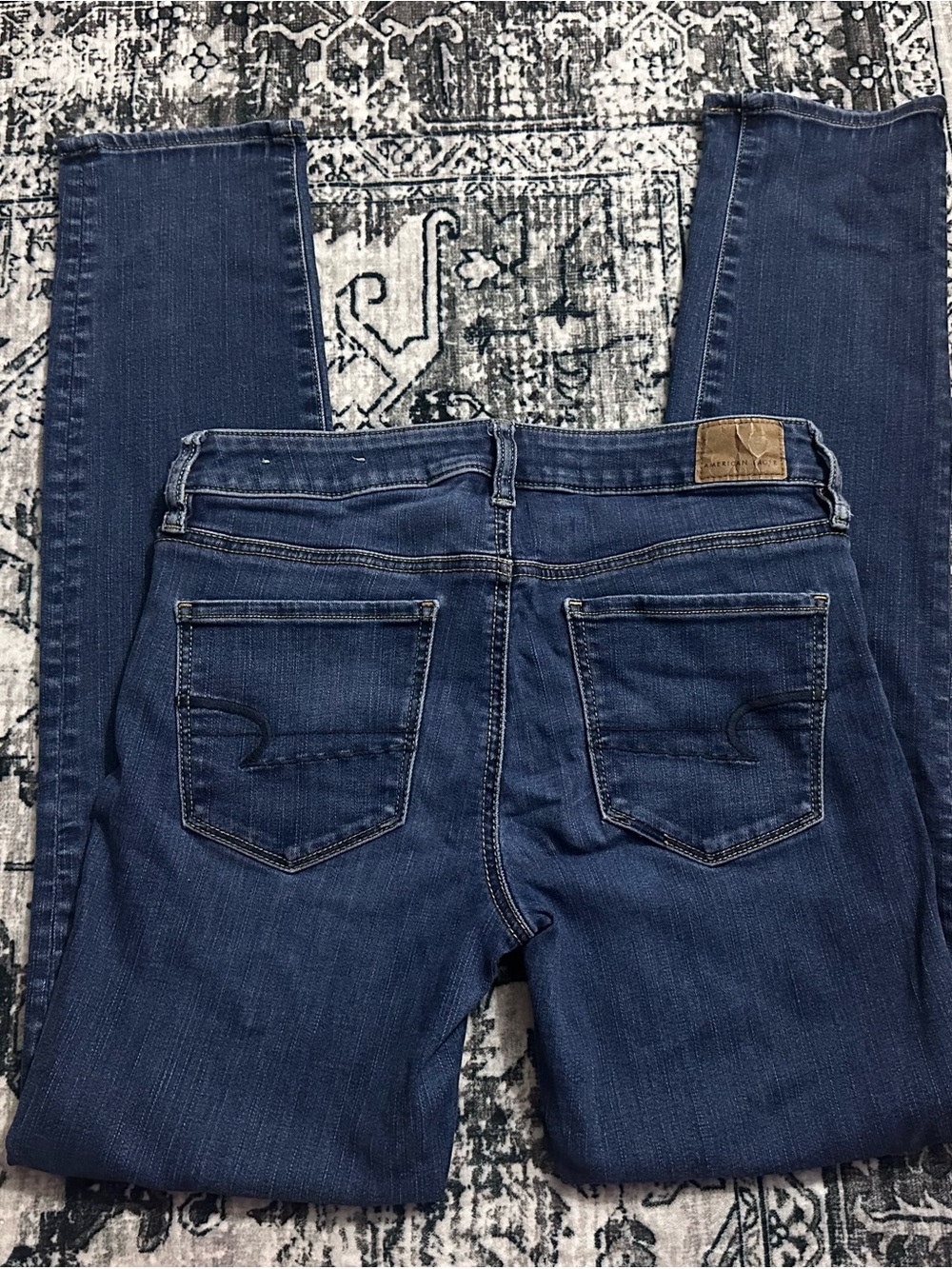 American Eagle Outfitters Women’s Skinny Jeans - Dark Blue Denim